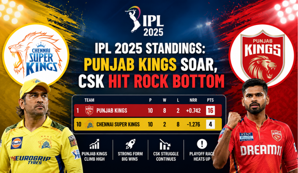 Chennai Super Kings vs Punjab Kings Timeline