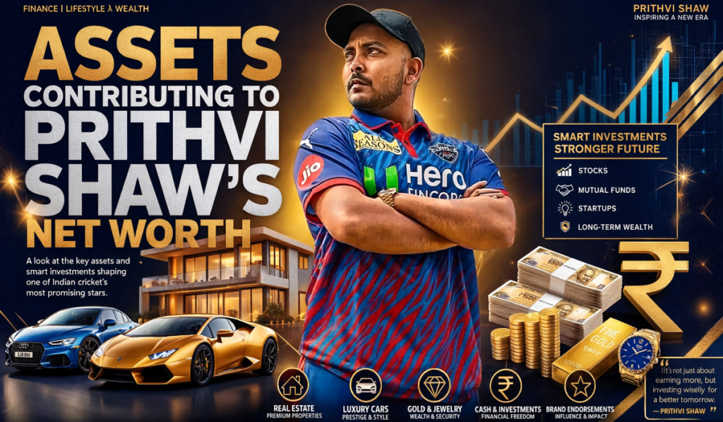 Prithvi Shaw Net Worth