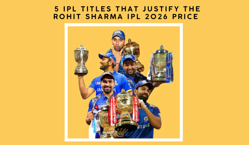 Rohit Sharma IPL 2026 Price