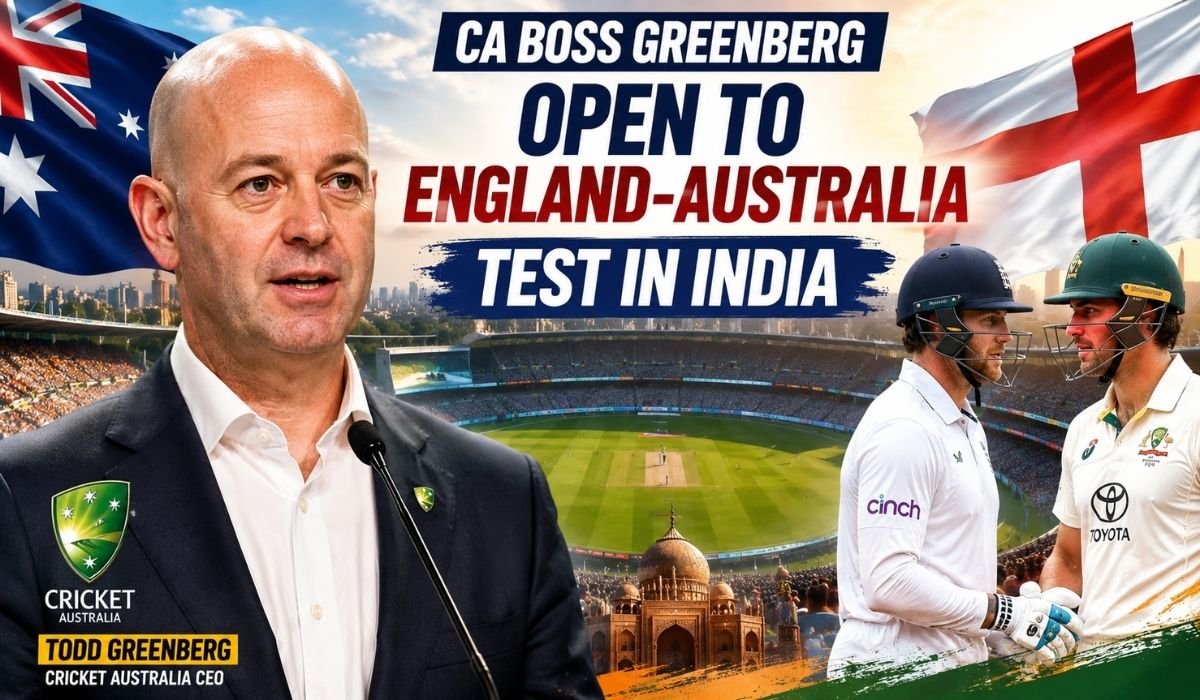 CA boss Greenberg open to England-Australia Test in India