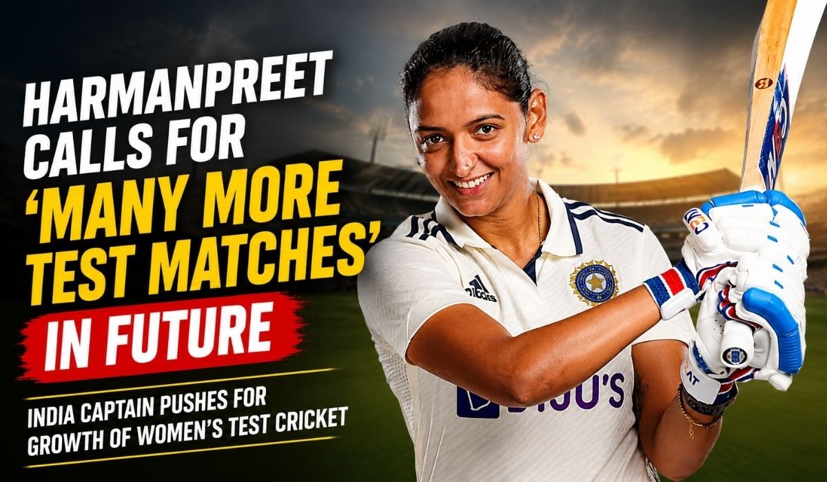 Harmanpreet calls for 'many more Test matches' in future