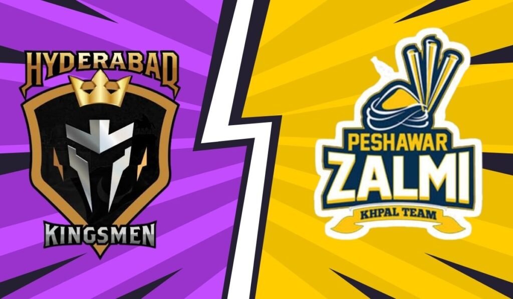Hyderabad Kingsmen vs Peshawar Zalmi Timeline