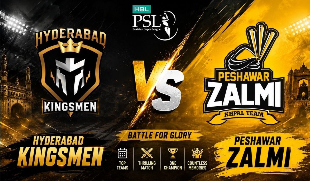 Hyderabad Kingsmen vs Peshawar Zalmi Timeline