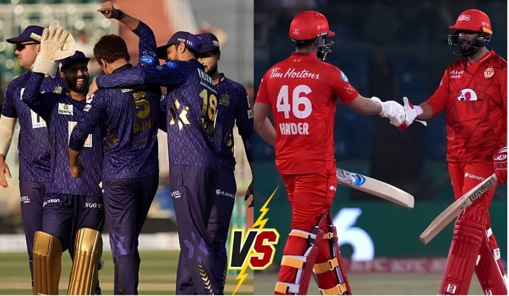 Islamabad United vs Quetta Gladiators Timeline