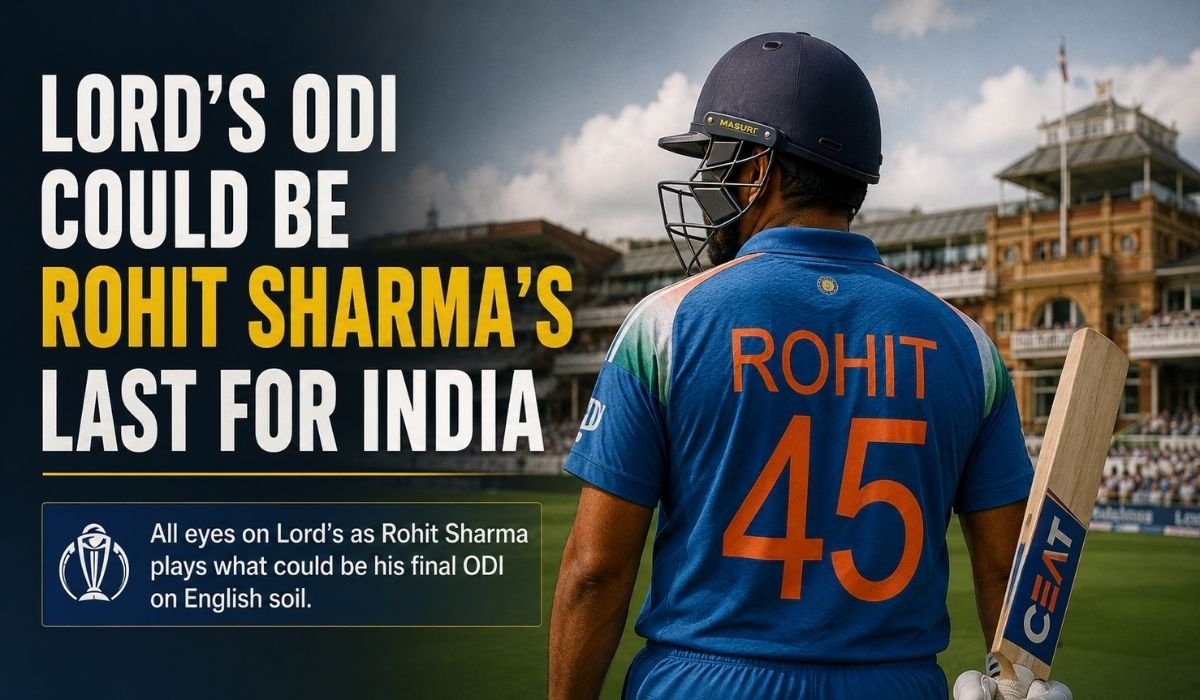 Lord's ODI could be Rohit Sharma's last for Indi