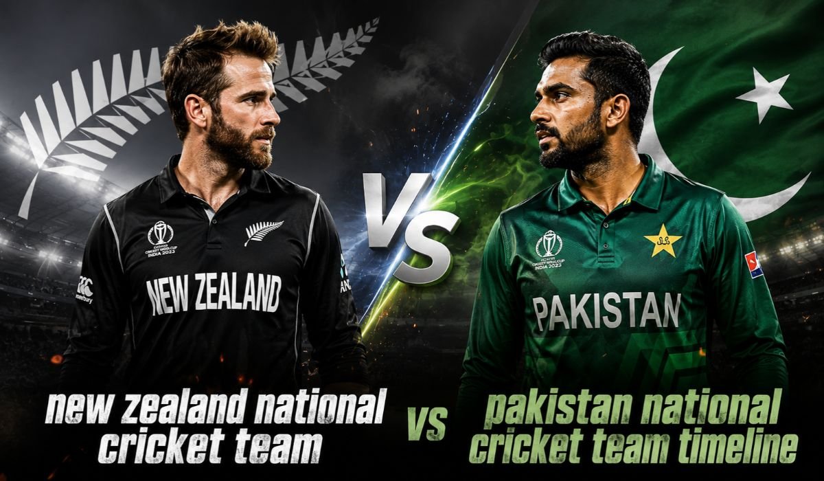 New Zealand National Cricket Team vs Pakistan National Cricket Team Timeline