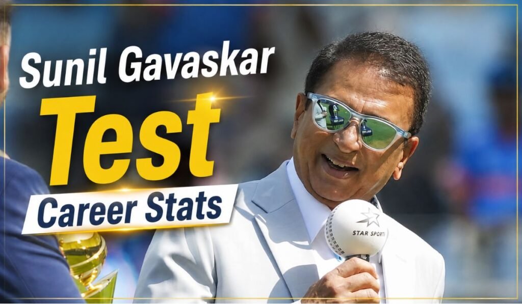 Sunil Gavaskar Test Career Stats