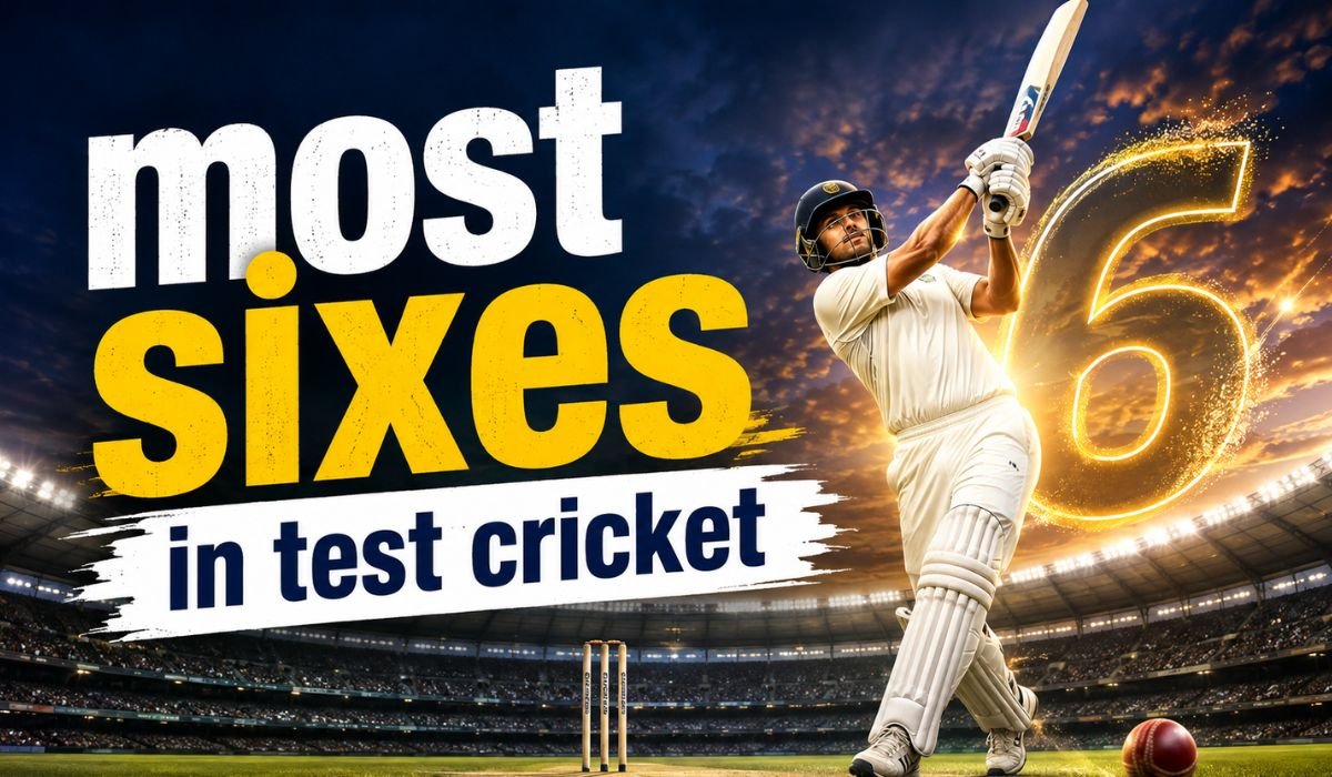 most sixes in test cricket