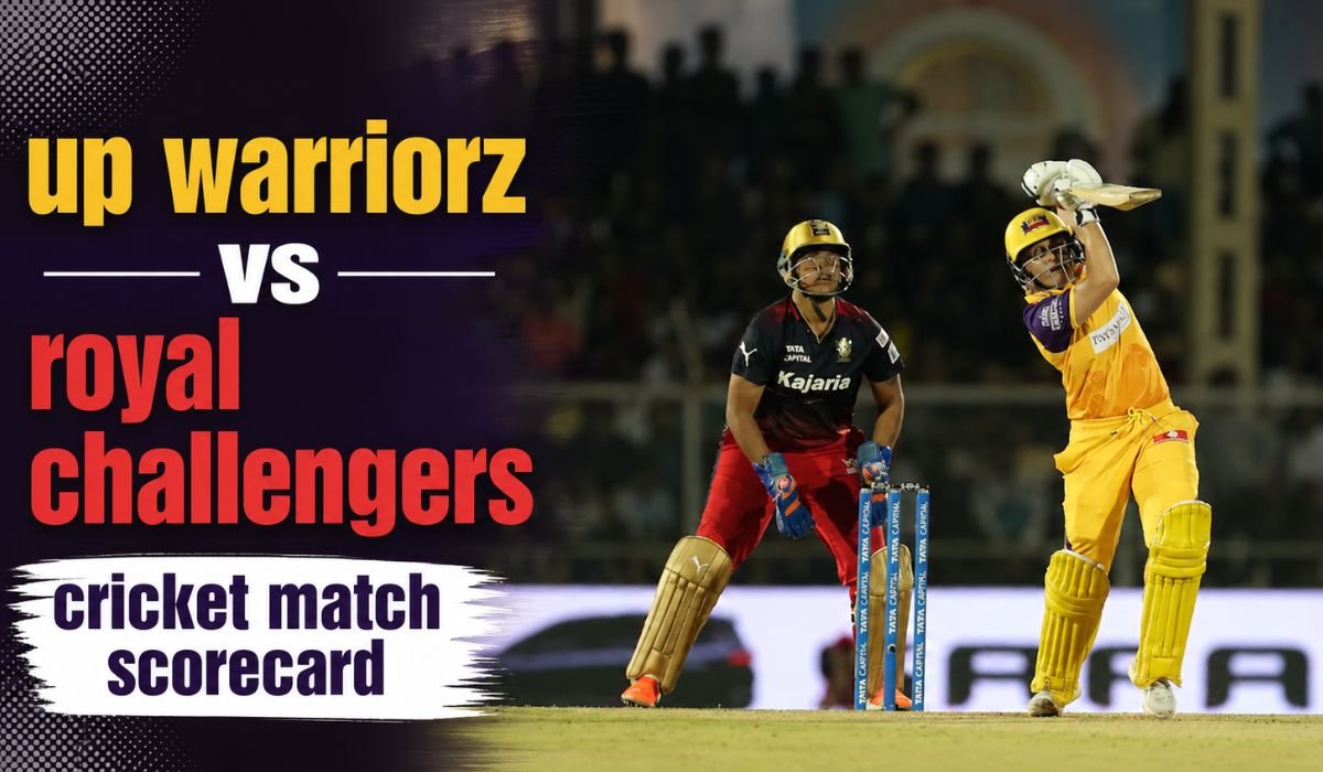 UP Warriorz vs Royal Challengers Cricket Match Scorecard