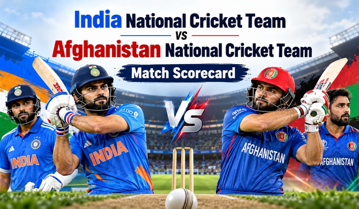India National Cricket Team vs Afghanistan National Cricket Team Match Scorecard