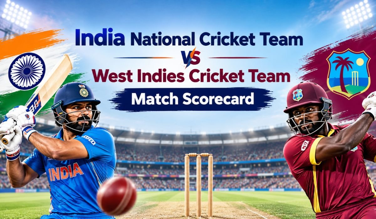 India National Cricket Team vs West Indies Cricket Team Match Scorecard