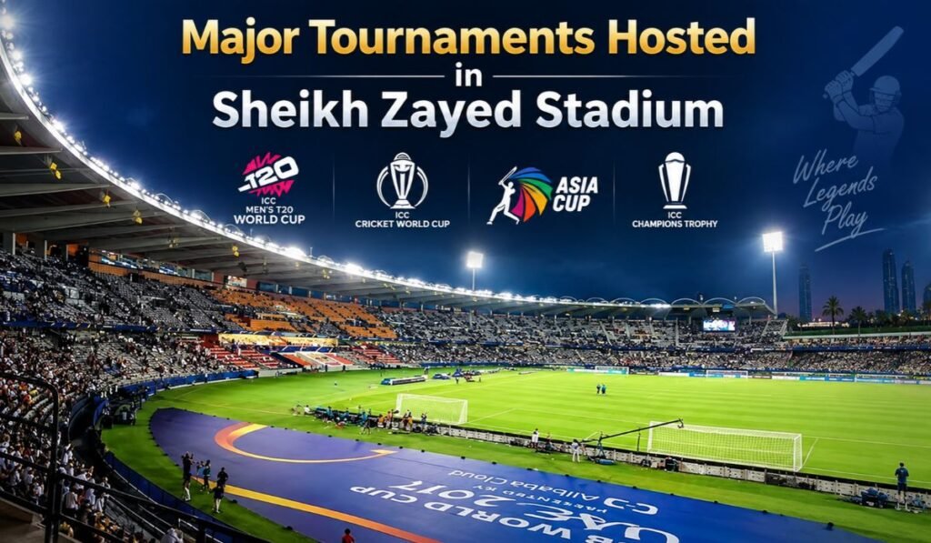 Major Tournaments Hosted in Sheikh Zayed Stadium