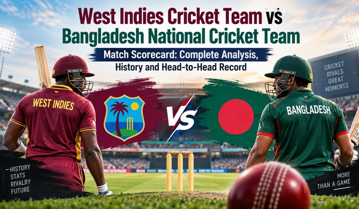 West Indies Cricket Team vs Bangladesh National Cricket Team Match Scorecard