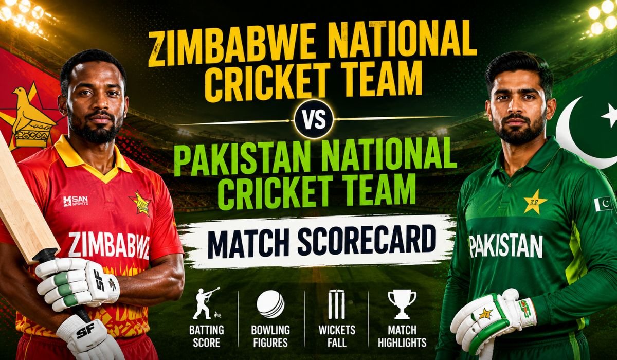 Zimbabwe National Cricket Team vs Pakistan National Cricket Team Match Scorecard