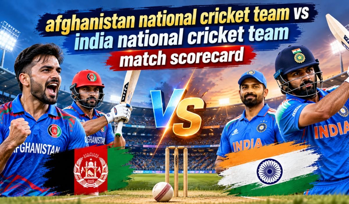 Afghanistan National Cricket Team vs India National Cricket Team Match Scorecard