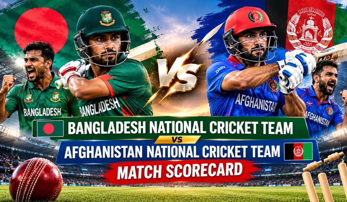 Bangladesh National Cricket Team vs Afghanistan National Cricket Team Match Scorecard