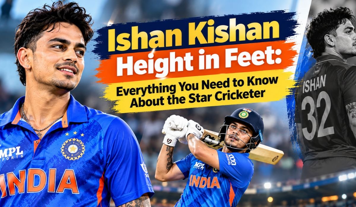 Ishan Kishan Height in Feet