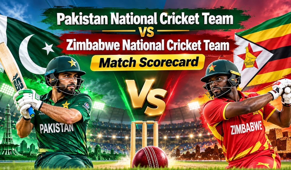 Pakistan National Cricket Team vs Zimbabwe National Cricket Team Match Scorecard